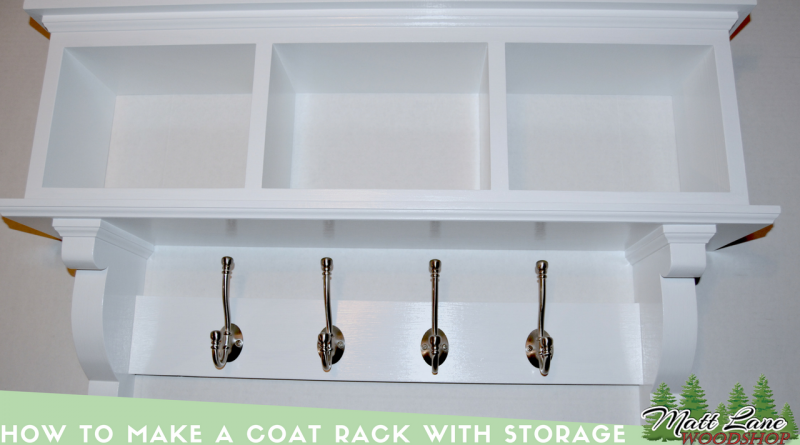 How to Make a Coat Rack (With Storage)