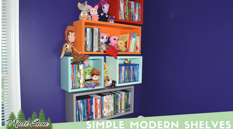 Simple Modern Shelves
