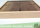 Handmade Walnut Clock